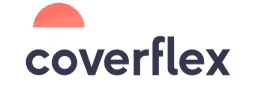 Logo Coverflex con grafica del tramonto